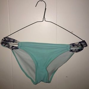 Turquoise bathing suit bottoms